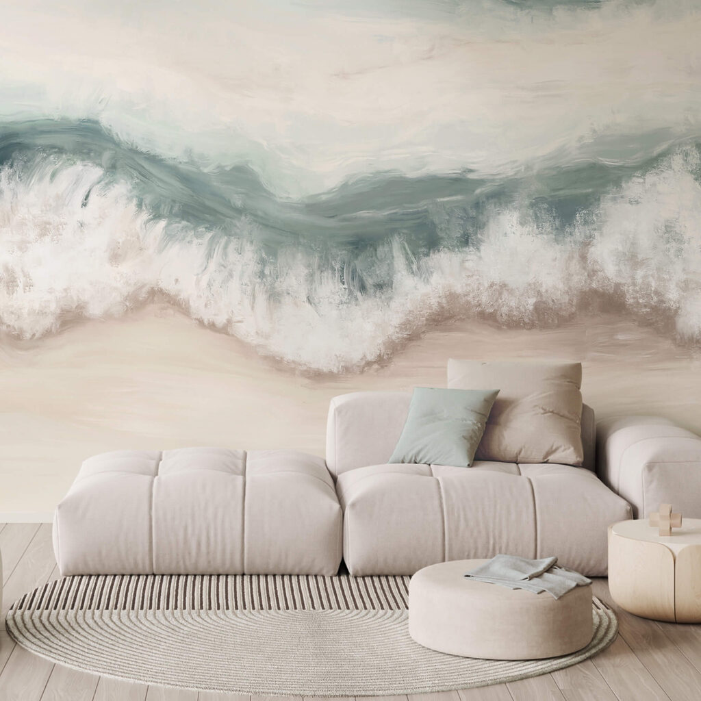 Onda quebrando na praia