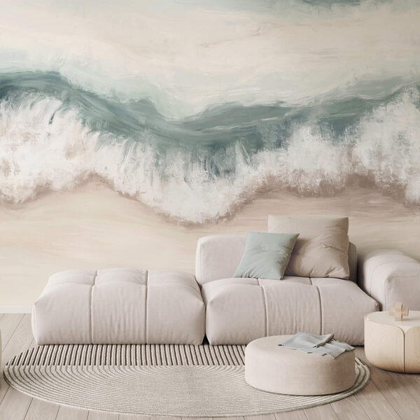 Onda quebrando na praia