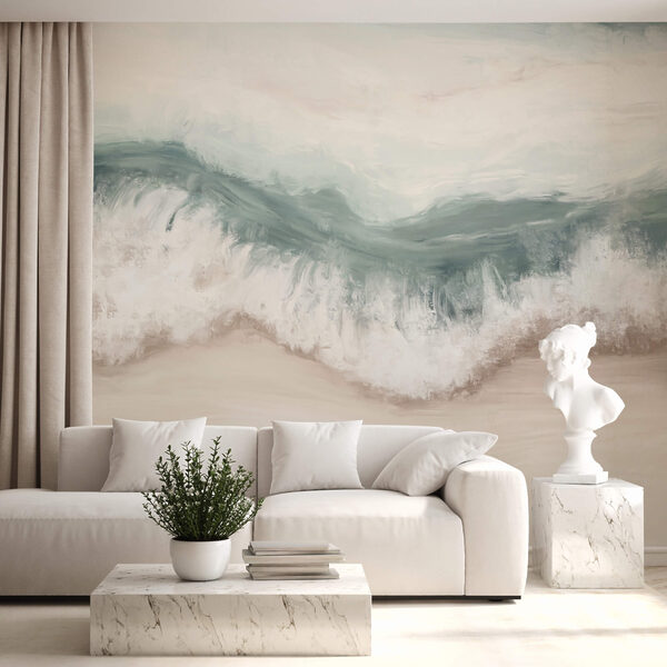 Onda quebrando na praia