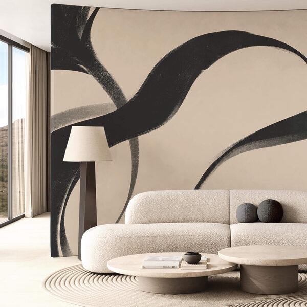 Imagem em preto e branco de ondas