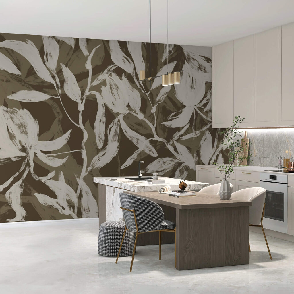 Design de padrão botânico inspirado na natureza