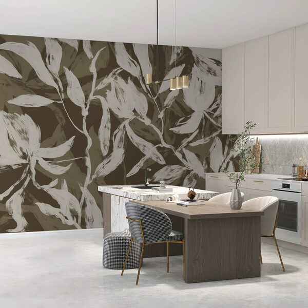 Design de padrão botânico inspirado na natureza