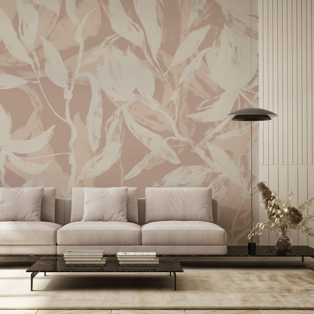 Folhas delicadas sobre fundo suave Folhas delicadas sobre fundo suave