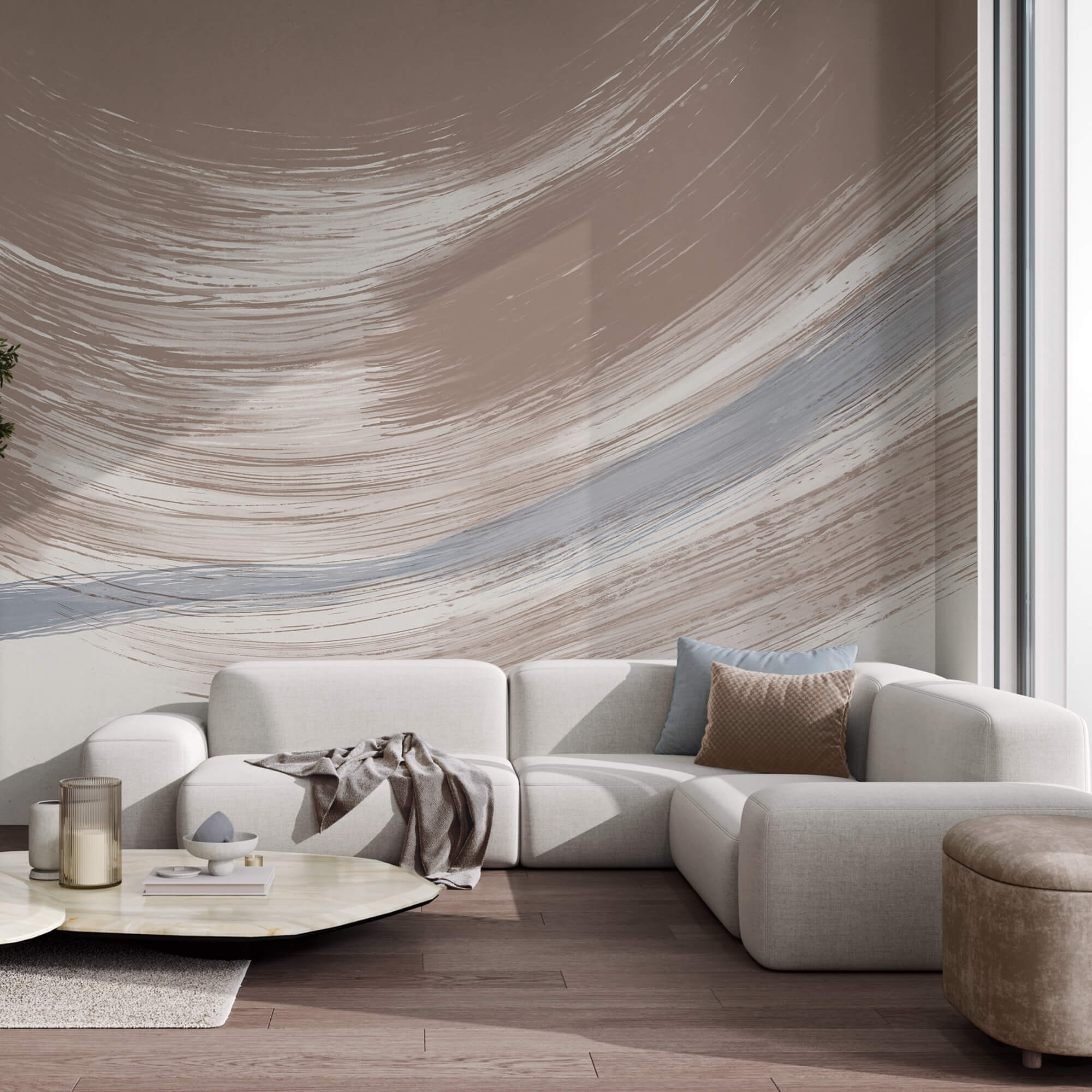 Tons suaves se misturam em movimentos delicados