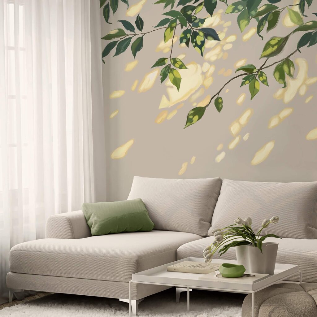 Ramo com folhas Ramo com folhas