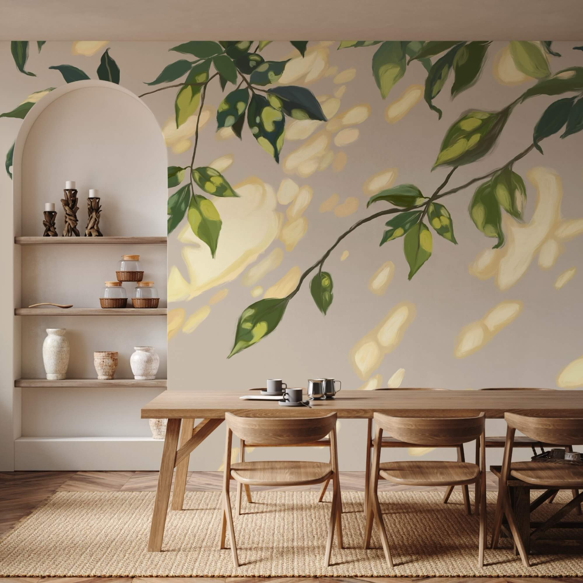 Ramo com folhas Ramo com folhas