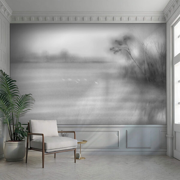 Pássaros num campo Pássaros num campo