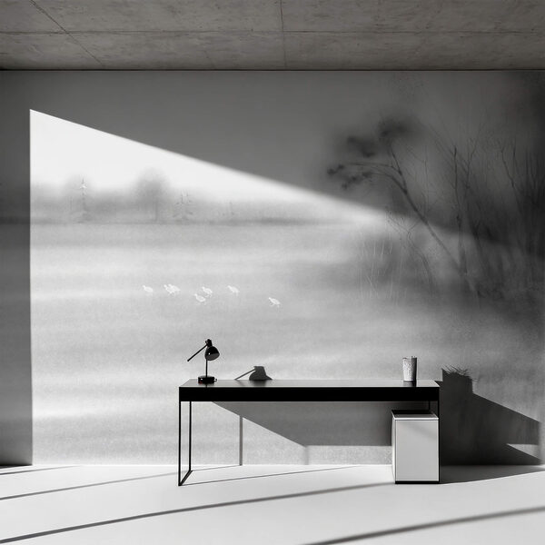 Pássaros num campo Pássaros num campo