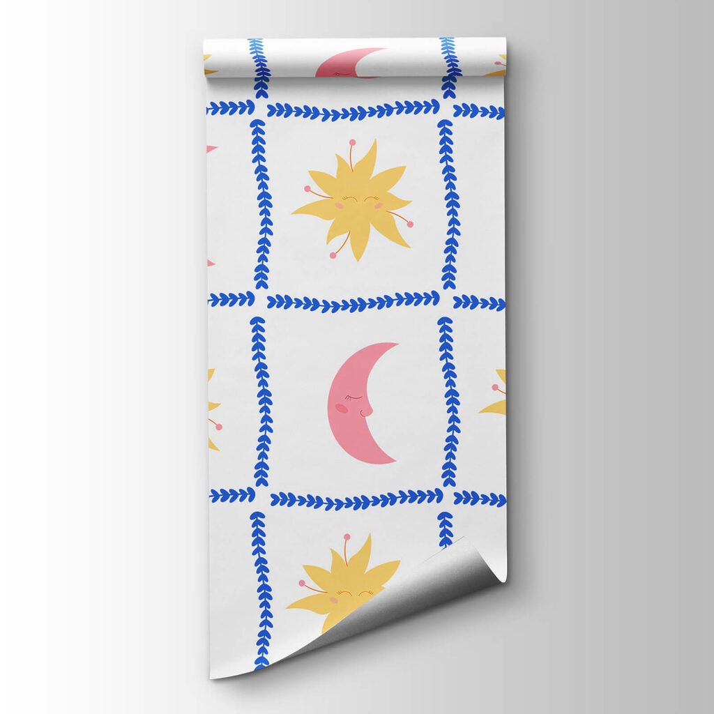 Pattern of sun and moon Pattern of sun and moon