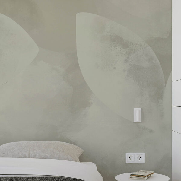 Padrão de flores brancas