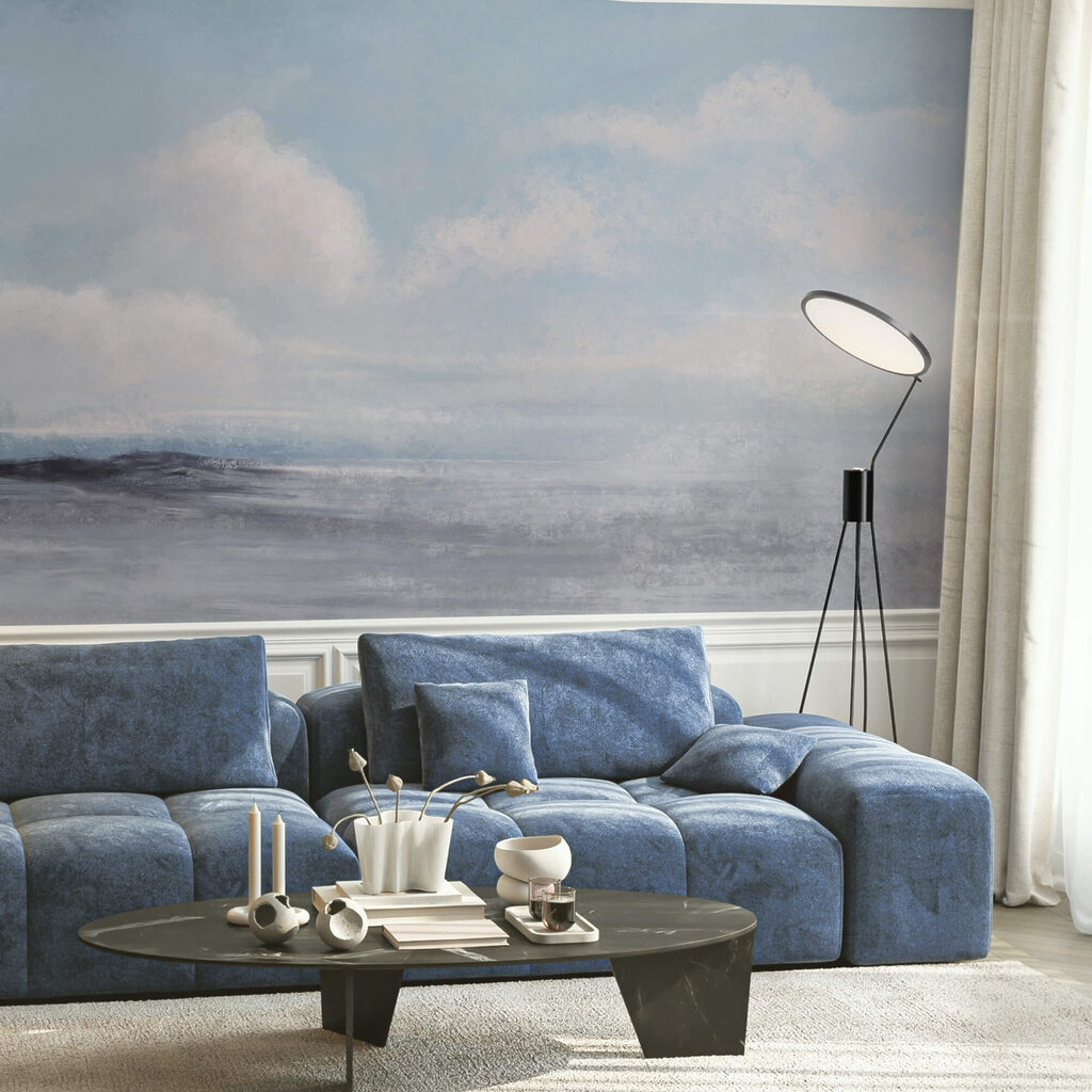 Paisagem com céu nublado Paisagem com céu nublado