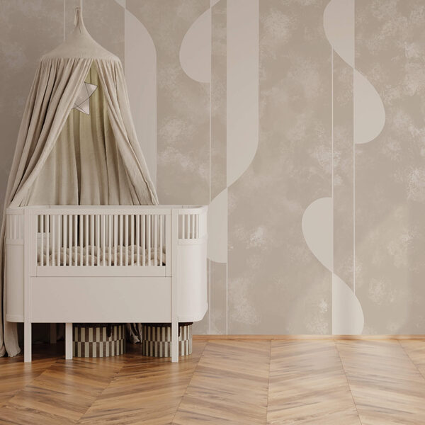 Formas abstratas em tons suaves de bege Formas abstratas em tons suaves de bege