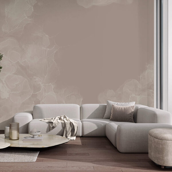 Redemoinhos enevoados em tons suaves