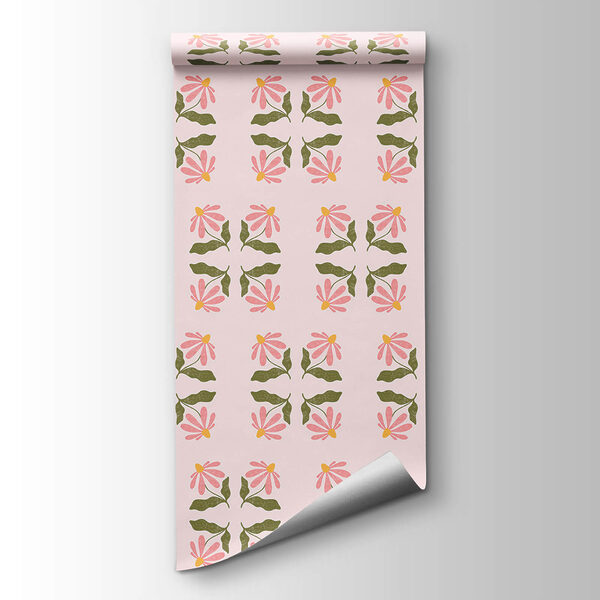 Pattern of flowers and leaves Pattern of flowers and leaves