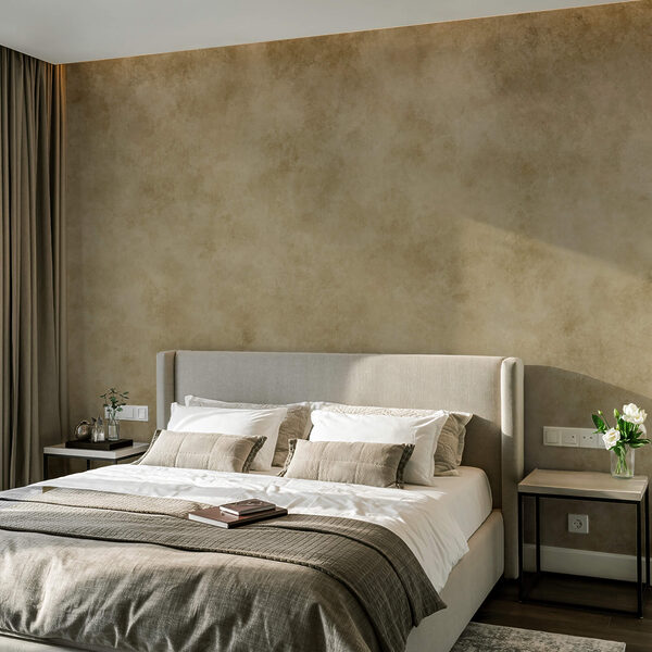 Fundo castanho e branco