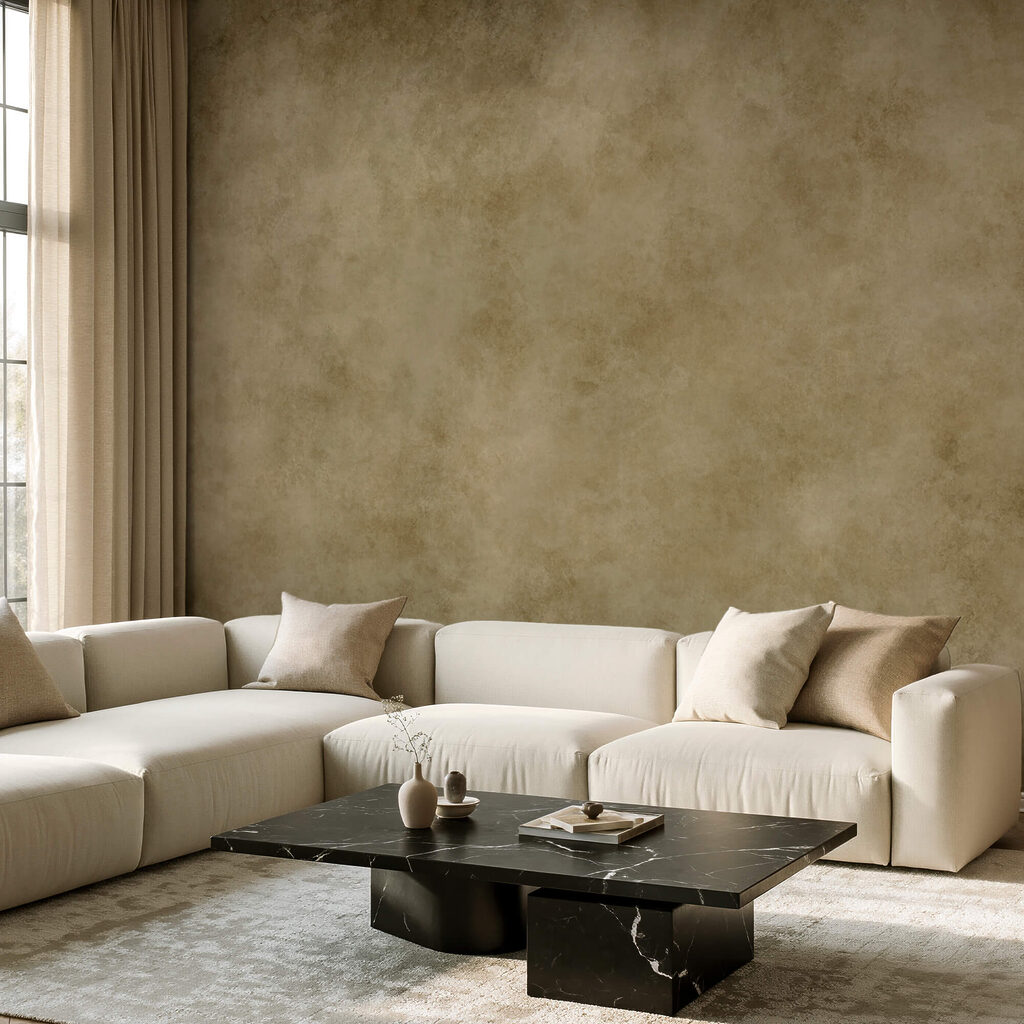 Fundo castanho e branco