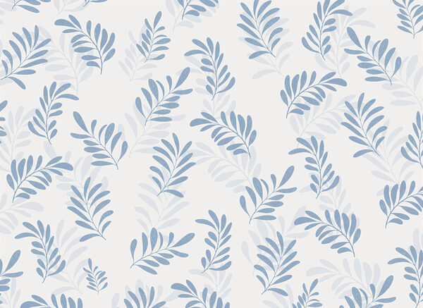 Pattern of blue leaves