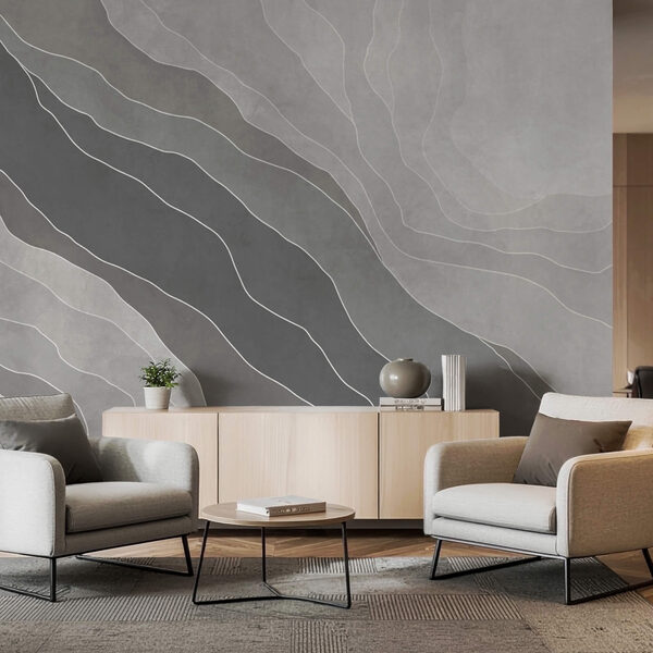 Fundo cinzento e branco com linhas