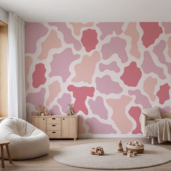 Padrão rosa e branco