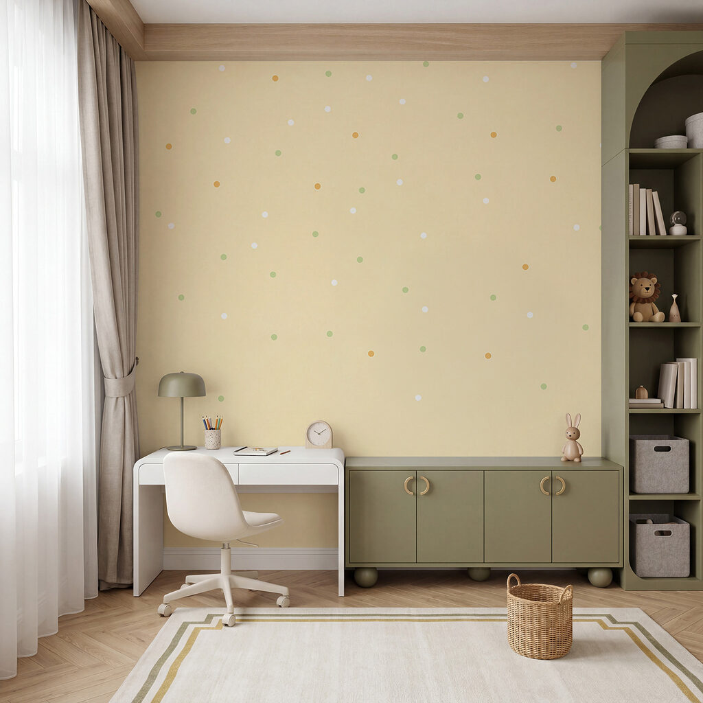 Fundo amarelo com pequenos pontos Fundo amarelo com pequenos pontos