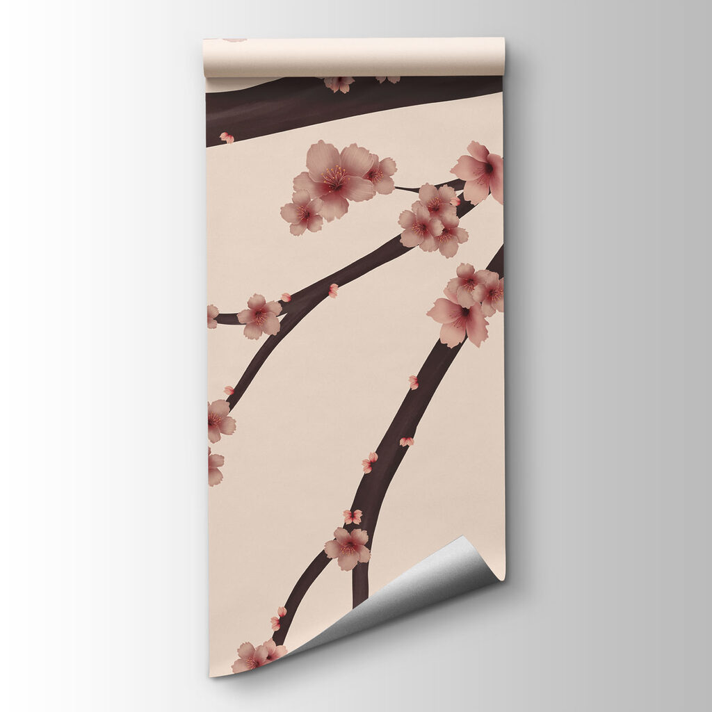 Tree branch with pink flowers Tree branch with pink flowers