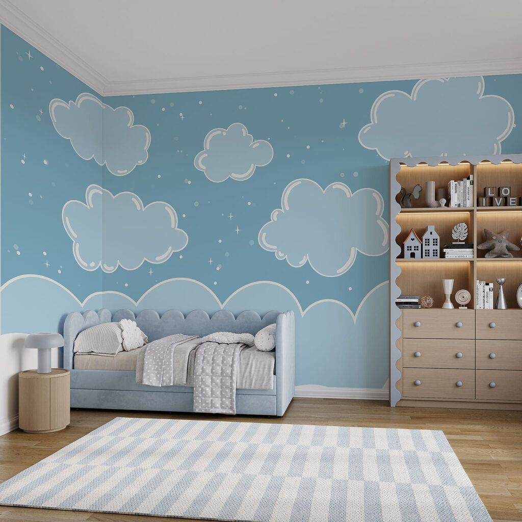 Céu azul com nuvens Céu azul com nuvens