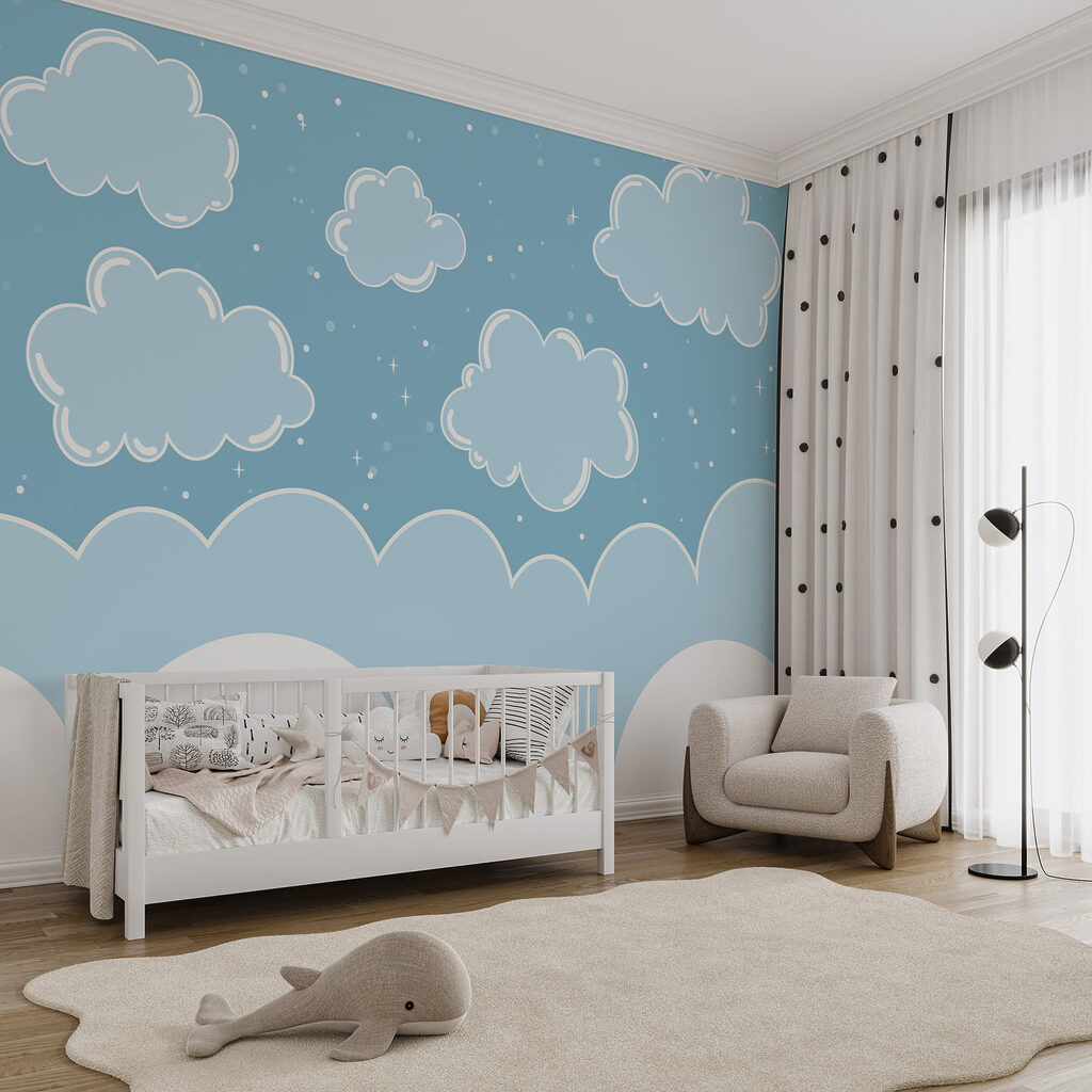 Céu azul com nuvens Céu azul com nuvens