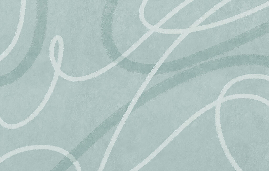 Abstract lines in soft blue hues