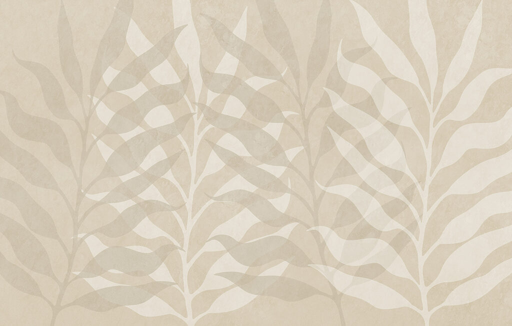 White and tan leaf pattern White and tan leaf pattern