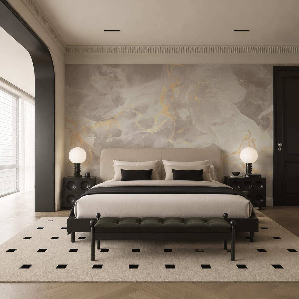 - Design elegante com padrão abstrato de mármore - Design elegante com padrão abstrato de mármore