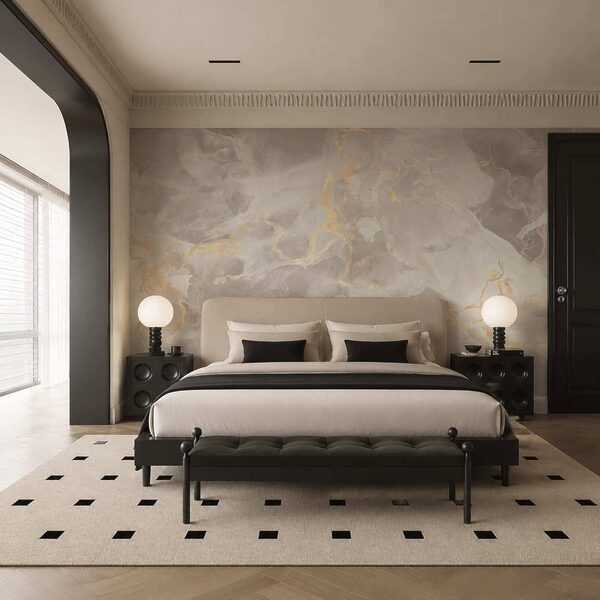 - Design elegante com padrão abstrato de mármore - Design elegante com padrão abstrato de mármore
