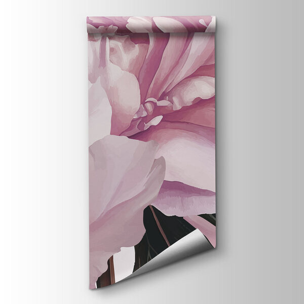 Blooming peonies in soft hues