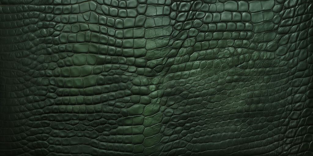 Textured green surface with unique patterns