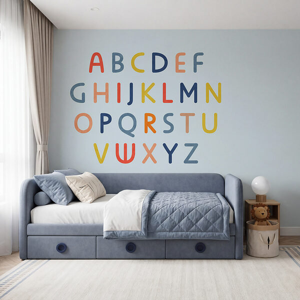 Conjunto de letras coloridas Conjunto de letras coloridas