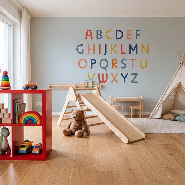 Conjunto de letras coloridas Conjunto de letras coloridas
