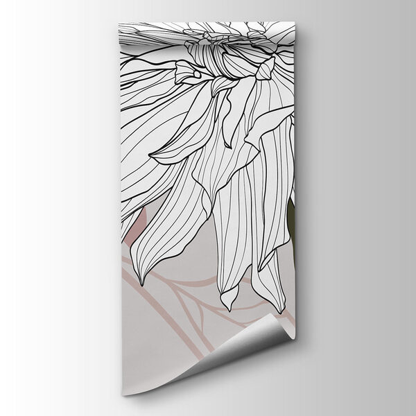 White flowers with green leaves