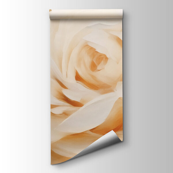 Painting of white roses Painting of white roses