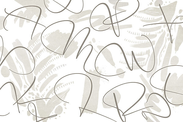 Artistic patterns in soft colors