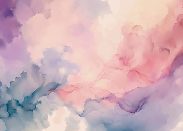 Colorful smoke in the sky
