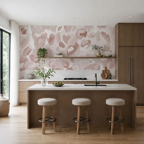 Padrão rosa e branco