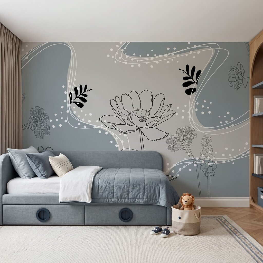 Desenho de flores e folhas Desenho de flores e folhas