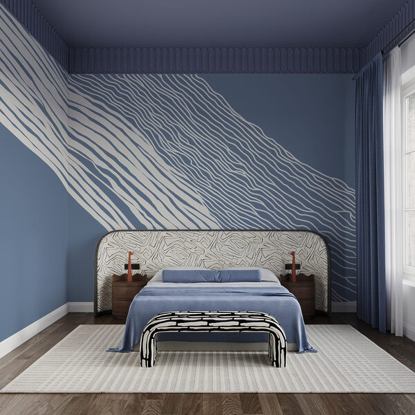 Fundo azul e branco com linhas brancas Fundo azul e branco com linhas brancas