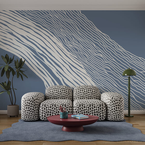 Fundo azul e branco com linhas brancas Fundo azul e branco com linhas brancas