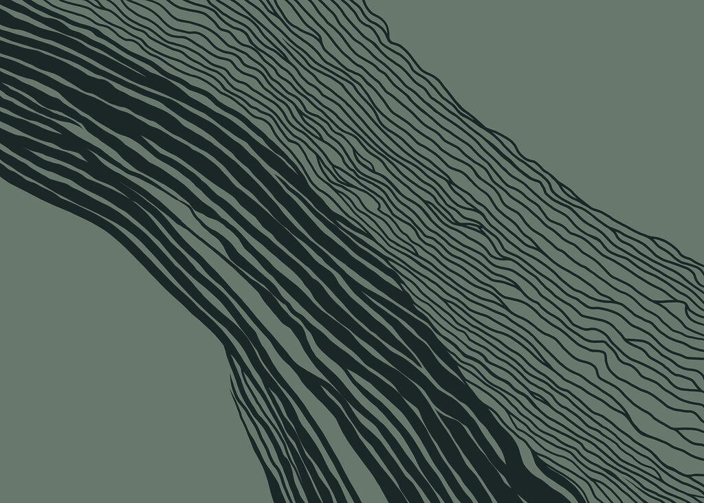 Black and white lines on a green background Black and white lines on a green background