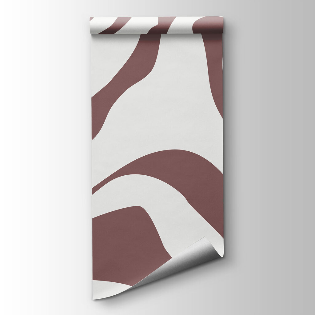 Abstract waves in soft hues
