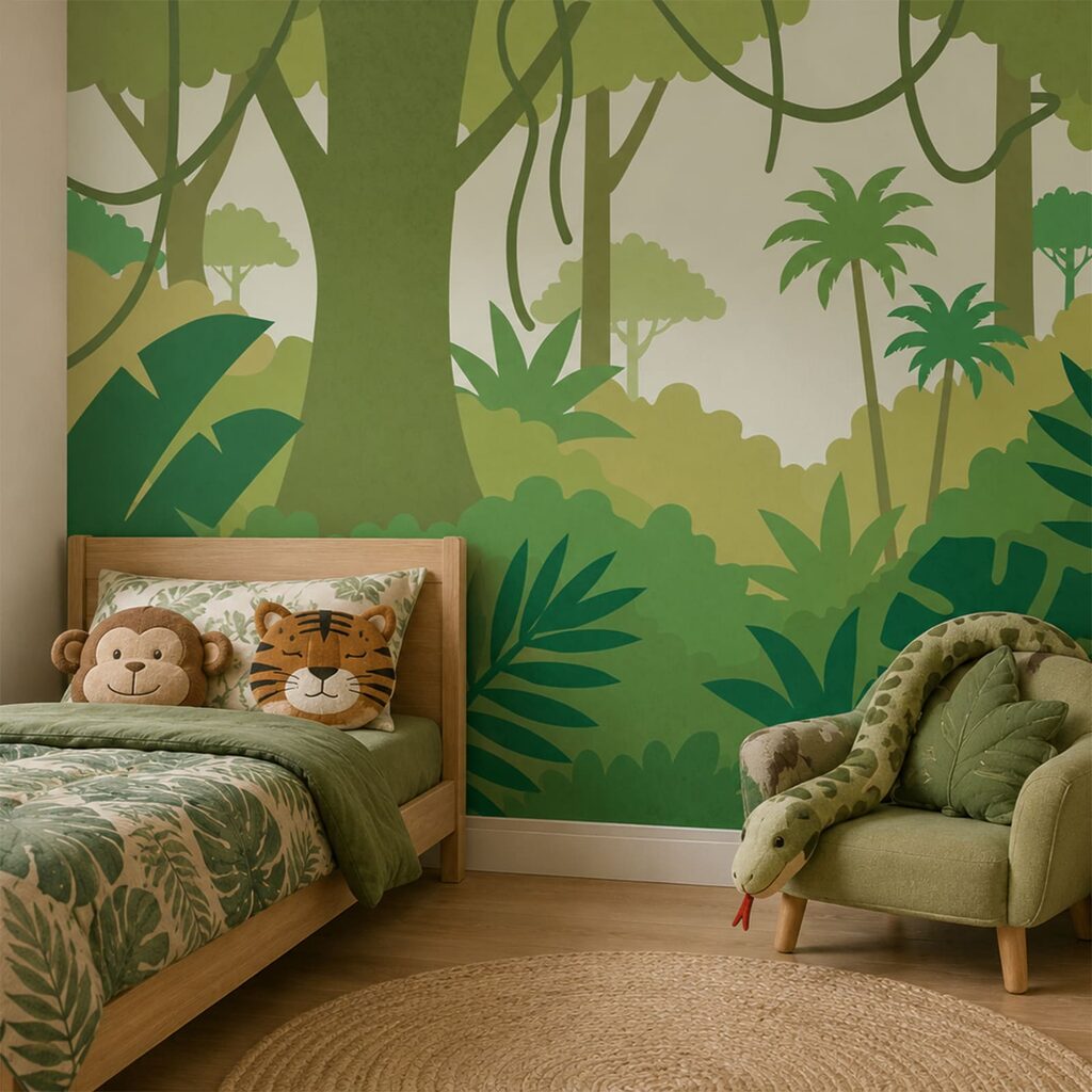 Desenho de uma floresta Desenho de uma floresta