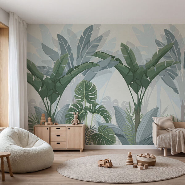 Grupo de plantas numa floresta