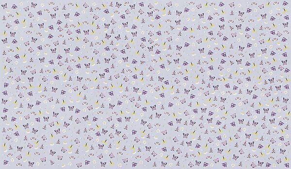 Pattern of butterflies and flowers Pattern of butterflies and flowers