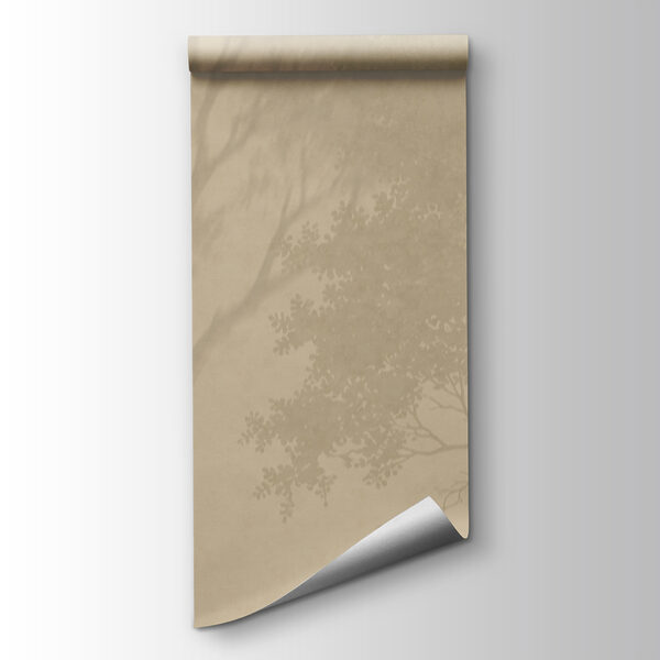 Tree in a foggy landscape