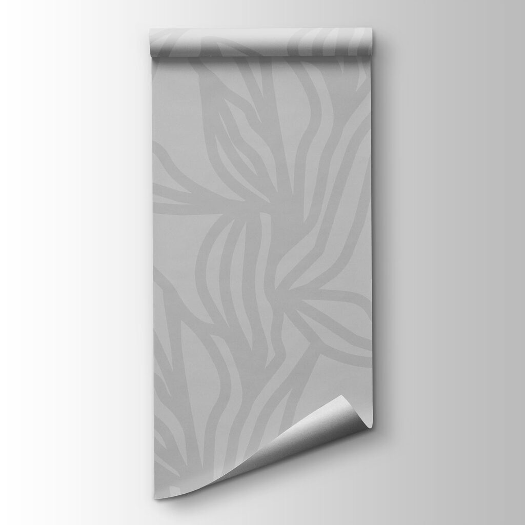 Grey pattern with leaves Grey pattern with leaves